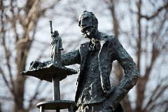 09-02 Statue Of Frederic Auguste Bartholdi Who Is The Sculptor Of The Statue Of Liberty On Liberty Island